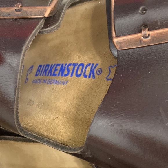 Birkenstock Dark Brown Leather Sandals - Picture 6 of 8